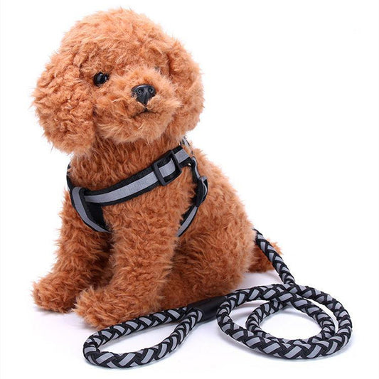 PETMAX® - Night Reflective Dog Leash Harness