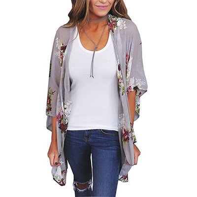 Kimono Shawl Sun Protection Cardigan Blouse