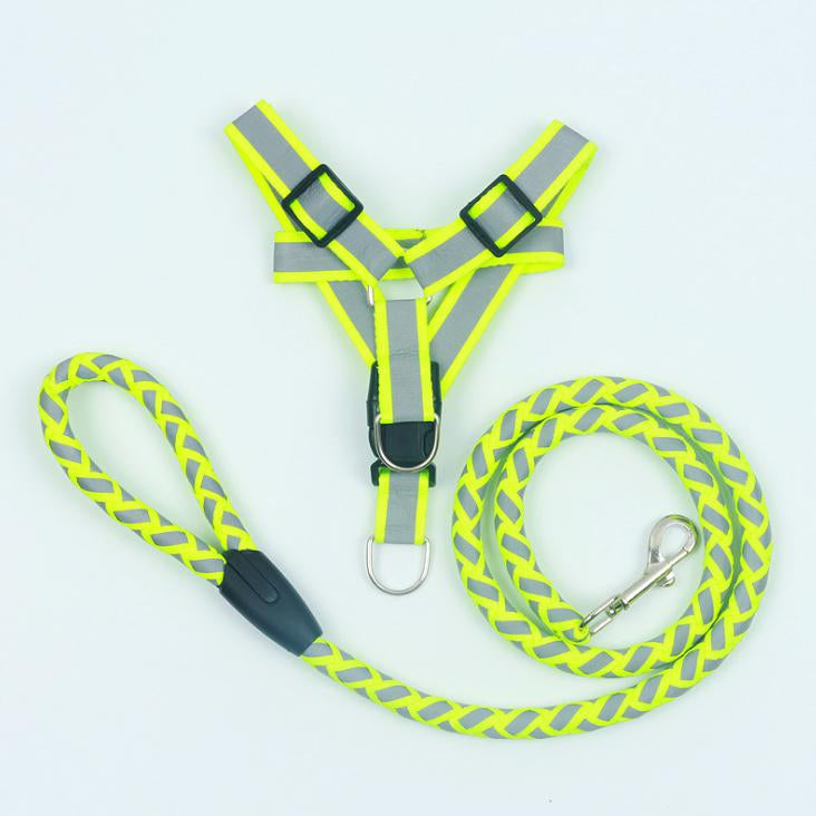 PETMAX® - Night Reflective Dog Leash Harness