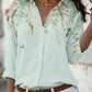 Women's long-sleeved floral casual dress Shirt